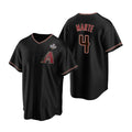 A.Diamondback #4 Ketel Marte Black 2023 World Series Cool Base Stitched  Jersey