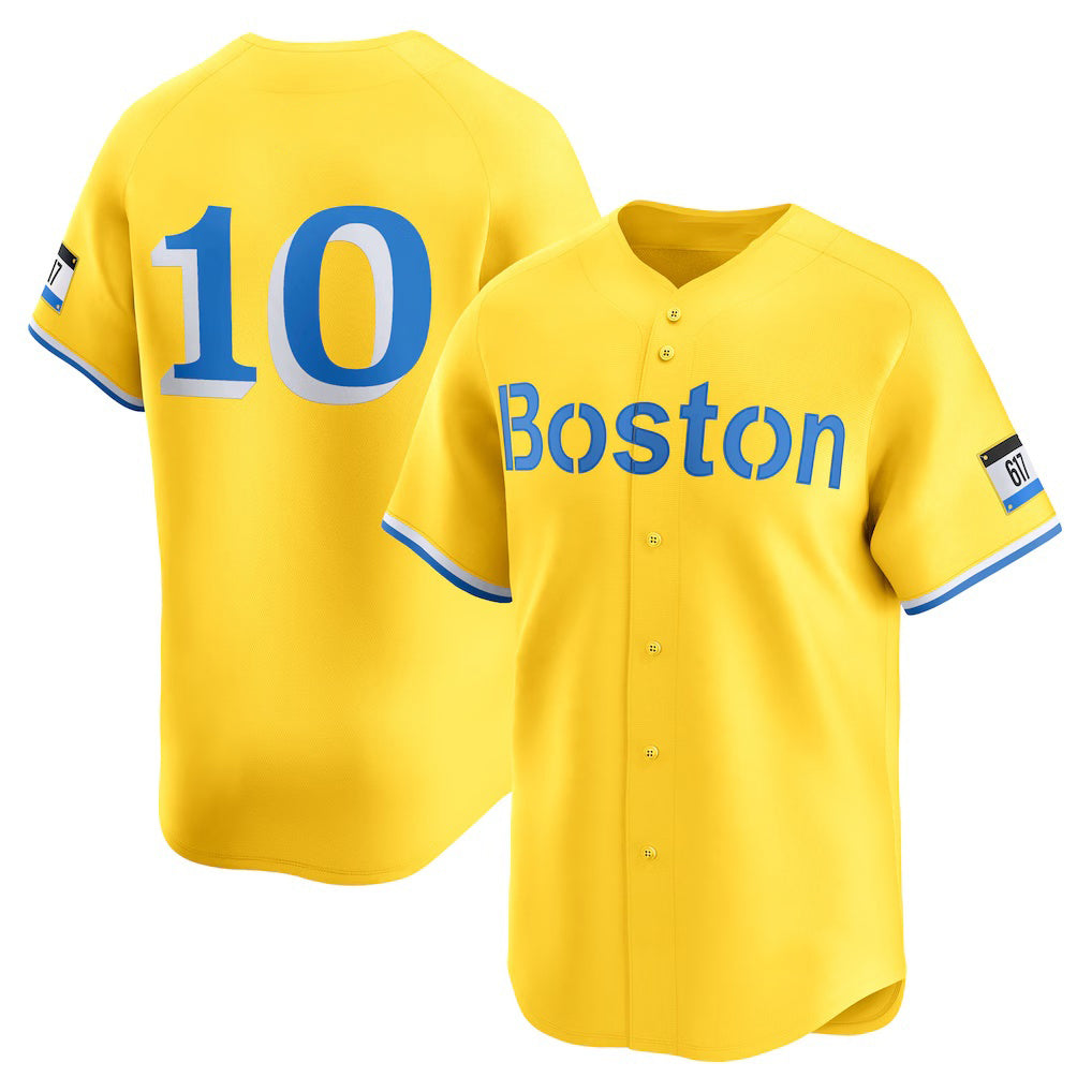 BR.Sox #10 Trevor Story Gold City Connect Limited Player Jersey