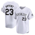 C.Rockies #23 Kris Bryant White Home Limited Player Jersey