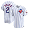 C.Cubs #2 Nico Hoerner White Home Limited Player Jersey