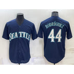S.Mariners #44 Julio rodriguez Navy Blue Stitched Cool Base Jersey