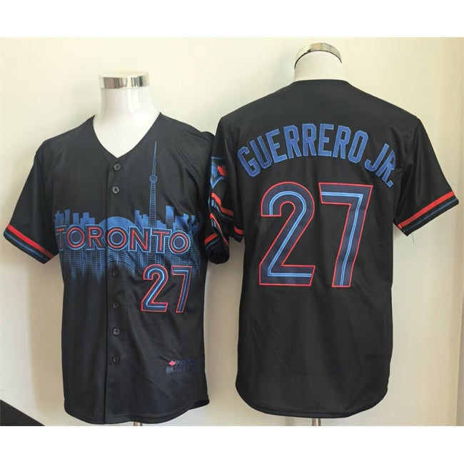 TB.Jays #27 Vladimir Guerrero Jr. Navy 2024 City Connect Limited Stitched  Jersey