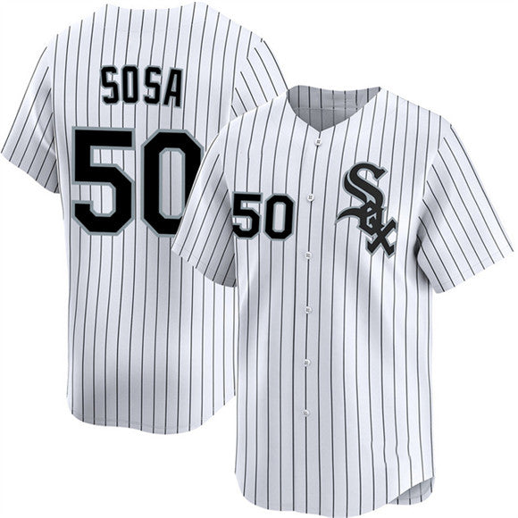 CW.Sox #50 Lenyn Sosa White 2025 Home Limited Stitched Jersey