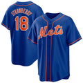 NY.Mets #18 Darryl Strawberry Royal Alternate Replica Player Jersey