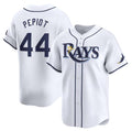 TB.Rays #44 Ryan Pepiot White Home Limited Stitched Jersey