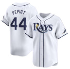 TB.Rays #44 Ryan Pepiot White Home Limited Stitched Jersey