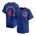 C.Cubs #4 Pete Crow-Armstrong Royal Limited Stitched Jersey