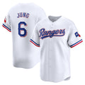 T.Rangers #6 Josh Jung White Home Limited Player Jersey