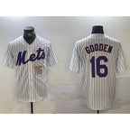 NY.Mets #16 Dwight Gooden White Cool Base Stitched Jersey