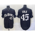NY.Yankees #45 Gerrit Cole Black 'Gothic Legacy Edition' Vapor Premier Limited Stitched  Jersey