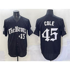 NY.Yankees #45 Gerrit Cole Black 'Gothic Legacy Edition' Vapor Premier Limited Stitched  Jersey