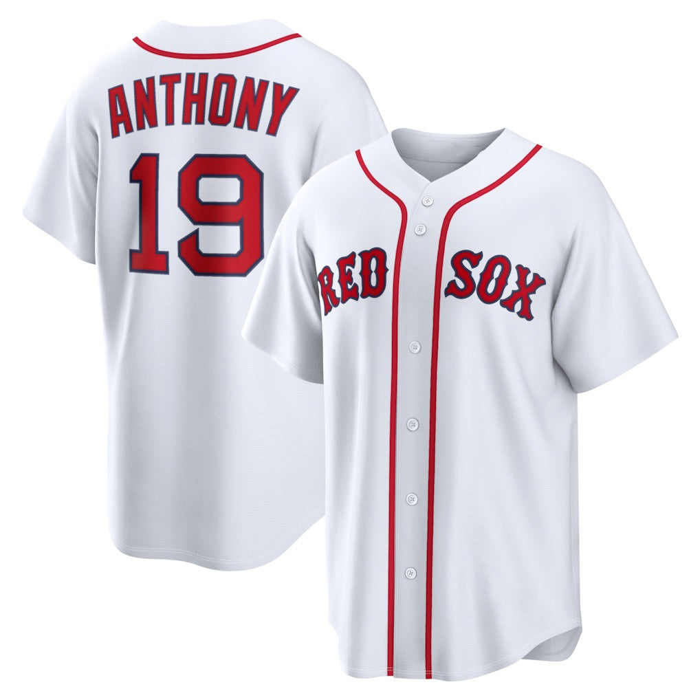 BR.Sox #19 Roman Anthony White Home Replica Jersey