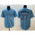 TB.Jays #27 Vladimir Guerrero Jr. Blue 2025 World Series Cool Base Stitched  Jersey