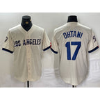 LA.Dodgers #17 Shohei Ohtani Cream 2024 City Connect Limited Stitched Jersey