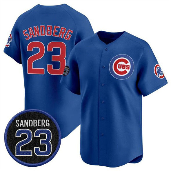 C.Cubs #23 Ryne Sandberg Royal 'Ryne Sandberg Tribute' Vapor Limited V2 Stitched Jersey