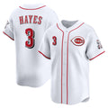 C.Reds #3 Ke'Bryan Hayes White Home Limited Player Jersey