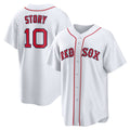BR.Sox #10 Trevor Story White Home Replica Jersey
